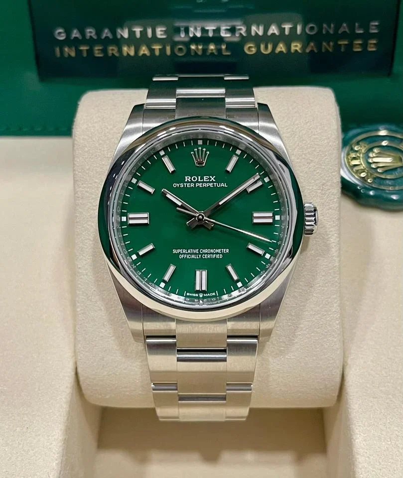 Rolex Oyster Perpetual 36 Cadran vert